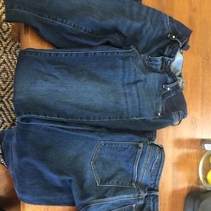 TWO Pairs of Gap Maternity Jeans